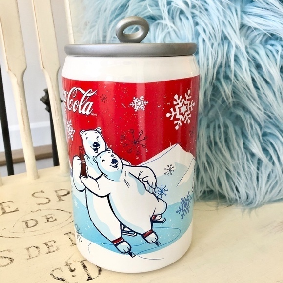 Coca Cola, Can, Ceramic, Cookie Jar, 2005, Coca Cola Polar, Bear, Design‎ - Picture 4 of 15